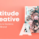 a close up of a painting